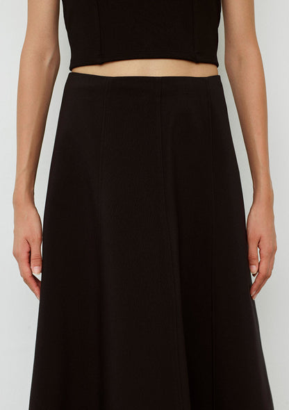 Black Midi Skirt