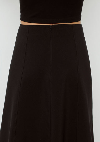 Black Midi Skirt