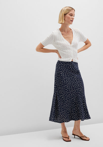 Blue Midi Skirt