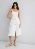 White Midi Dress