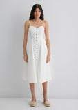 White Midi Dress