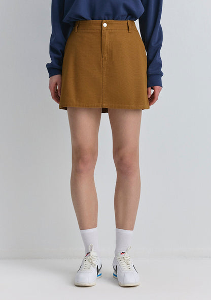 Brown Mini Skirt
