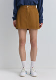 Brown Mini Skirt