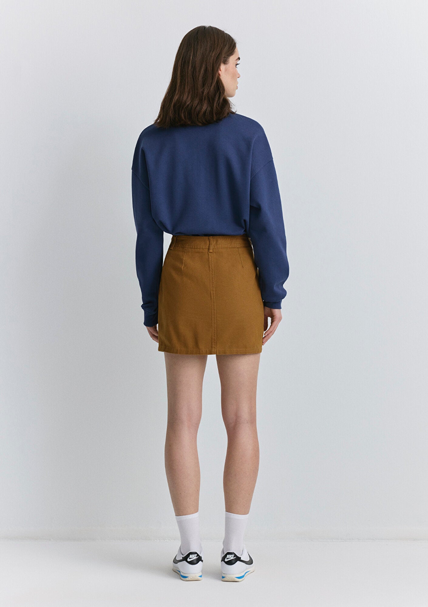 Brown Mini Skirt