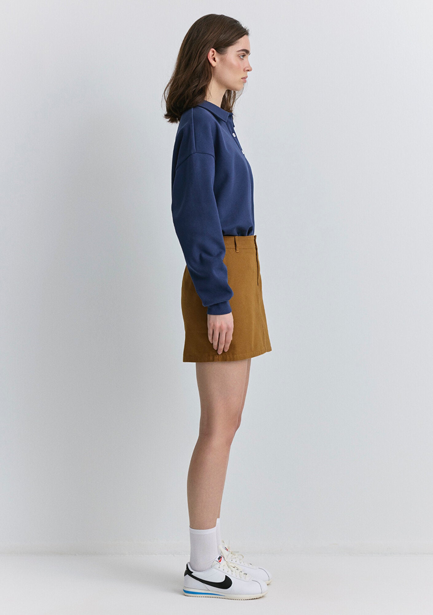 Brown Mini Skirt