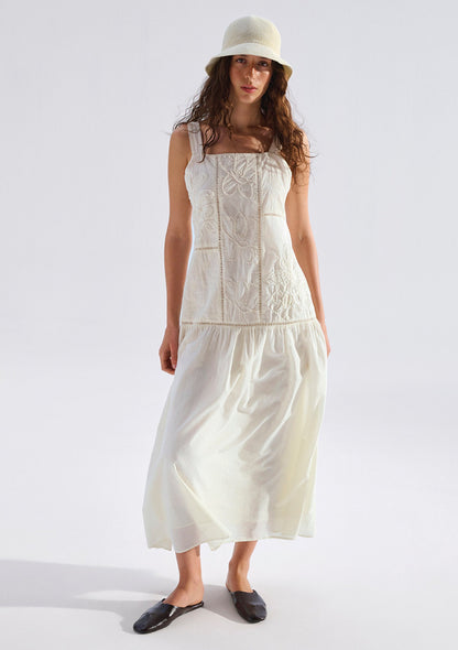 Ecru Midi Dress