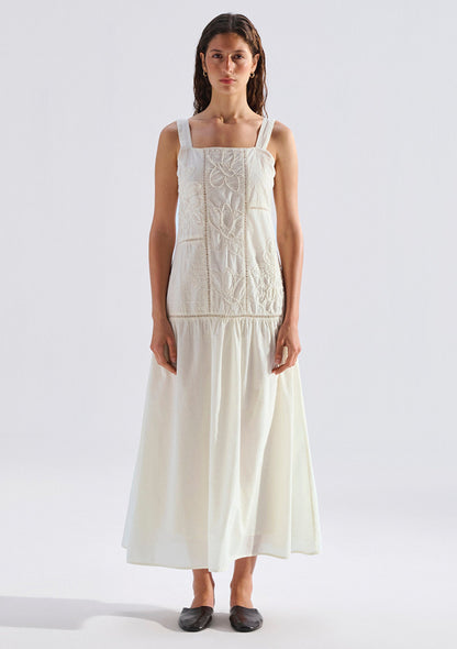 Ecru Midi Dress