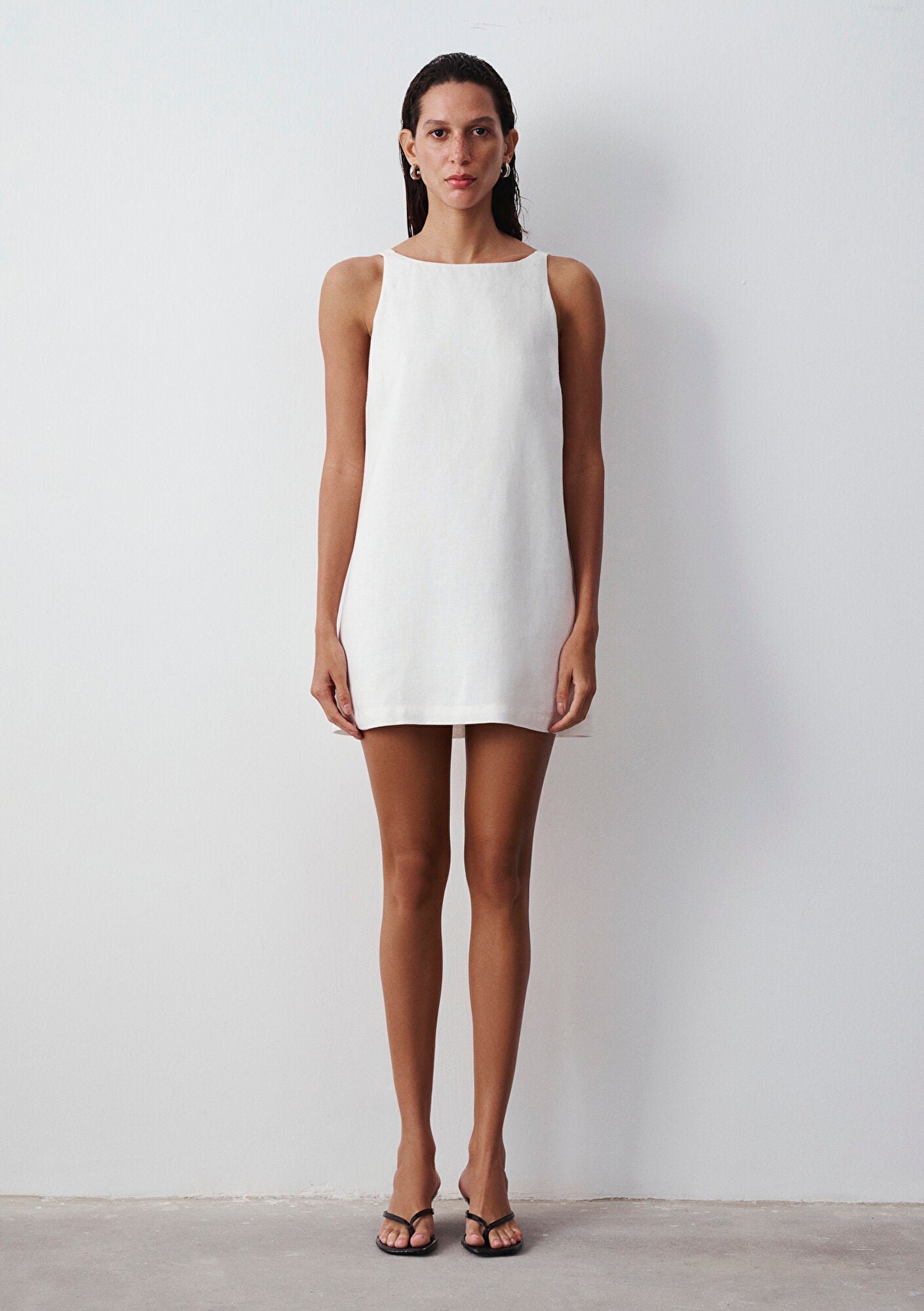Ecru Short Dress
