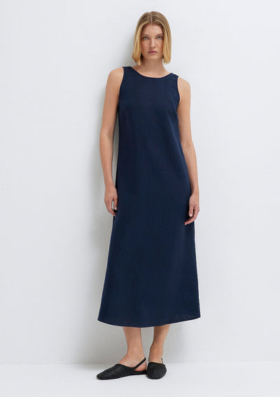 Navy Midi Dress