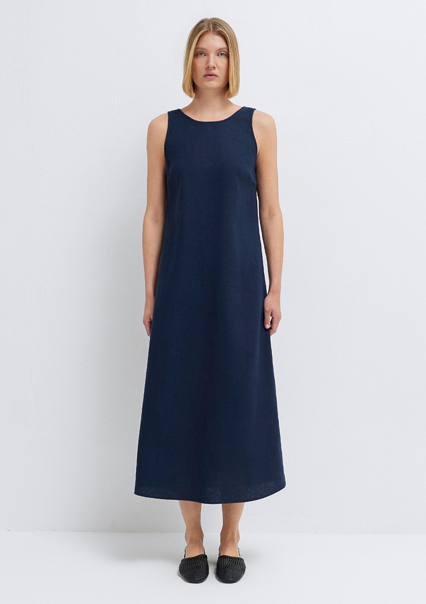 Navy Midi Dress