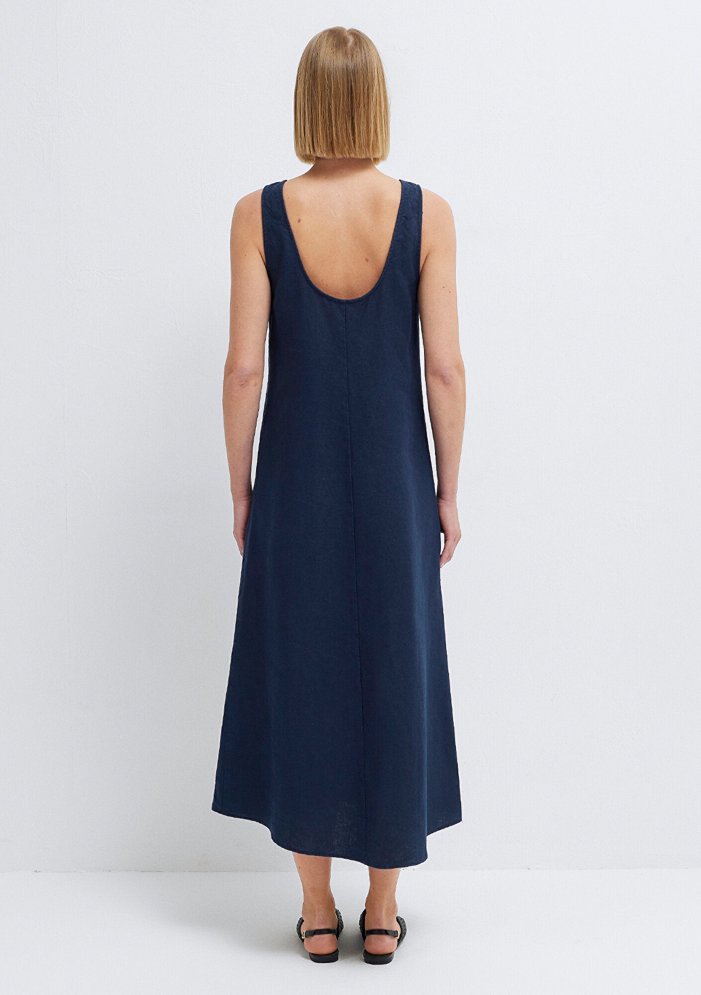 Navy Midi Dress