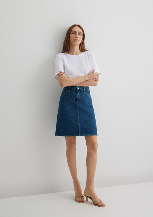 Valerie Blue Denim Jean Skirt
