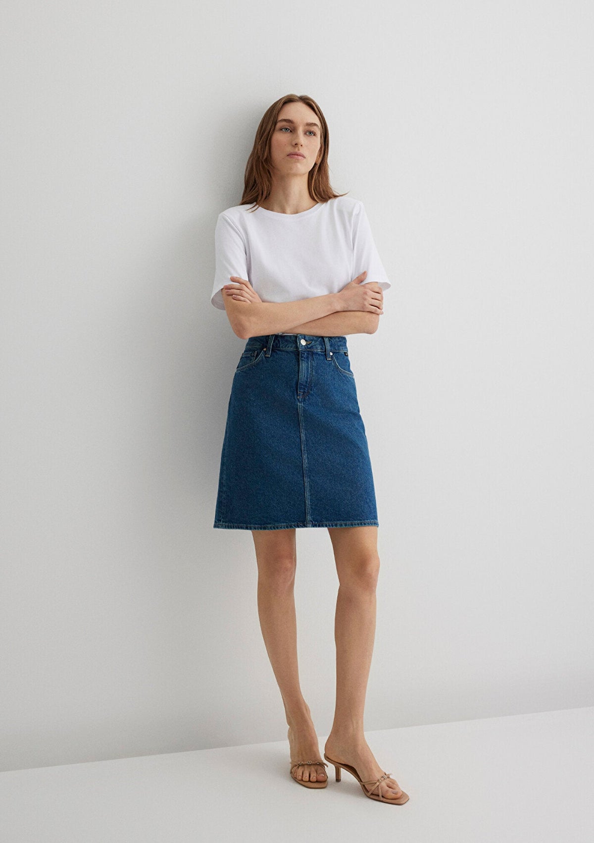 Valerie Blue Denim Jean Skirt