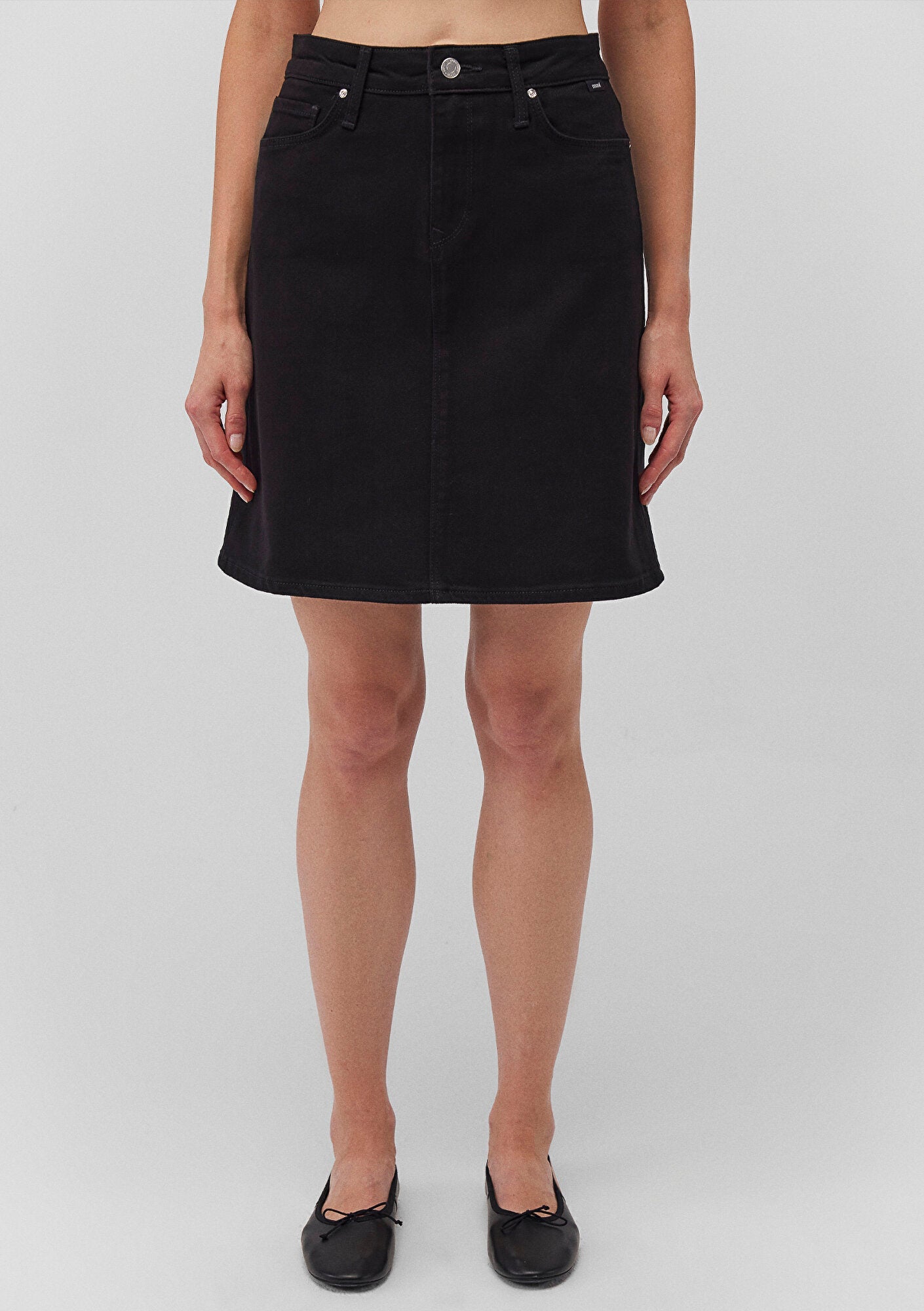 Valerie Black Strech Jean Skirt