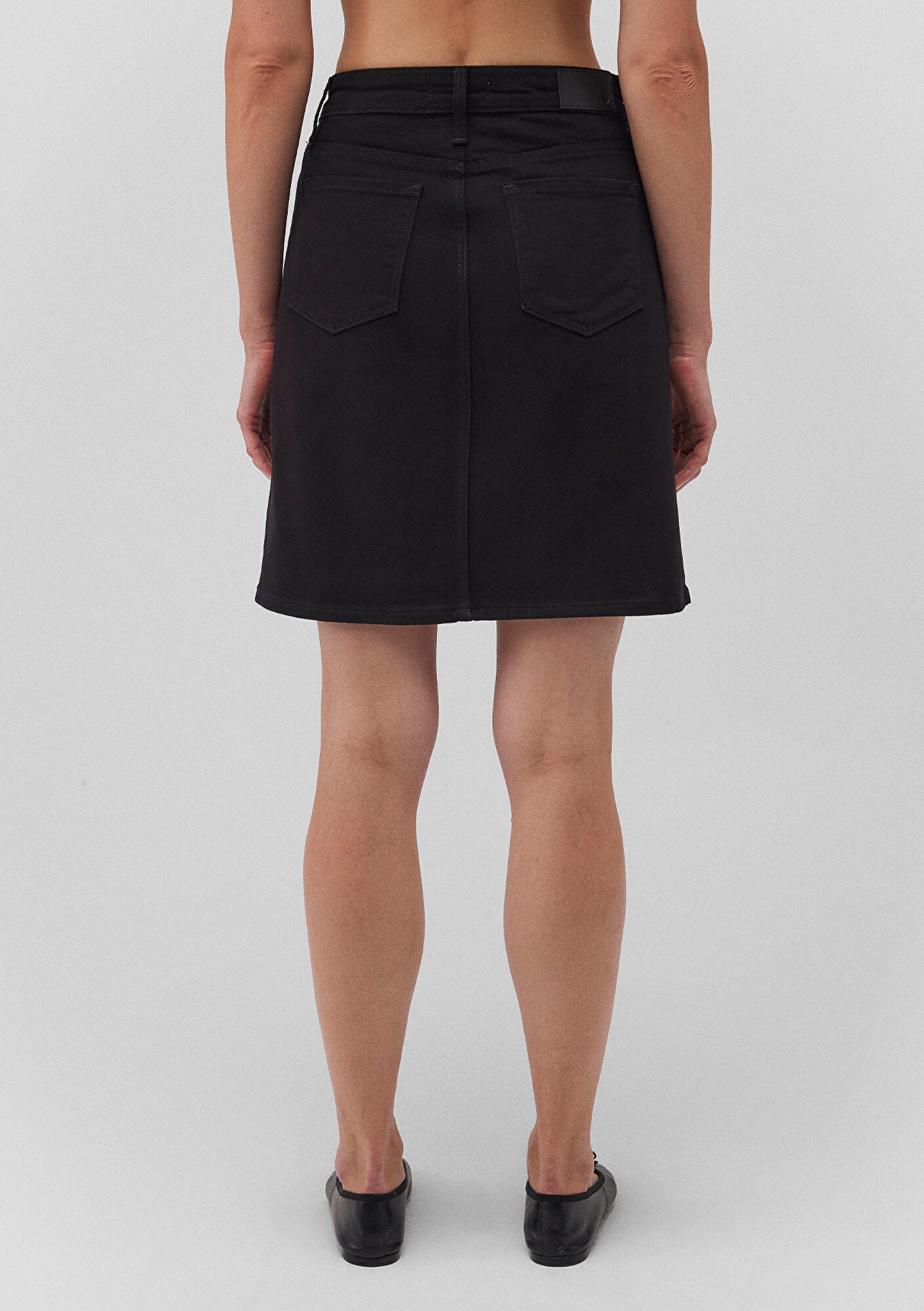 Valerie Black Strech Jean Skirt