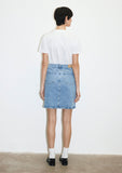 Valerie Light Blue Denim Jean Skirt
