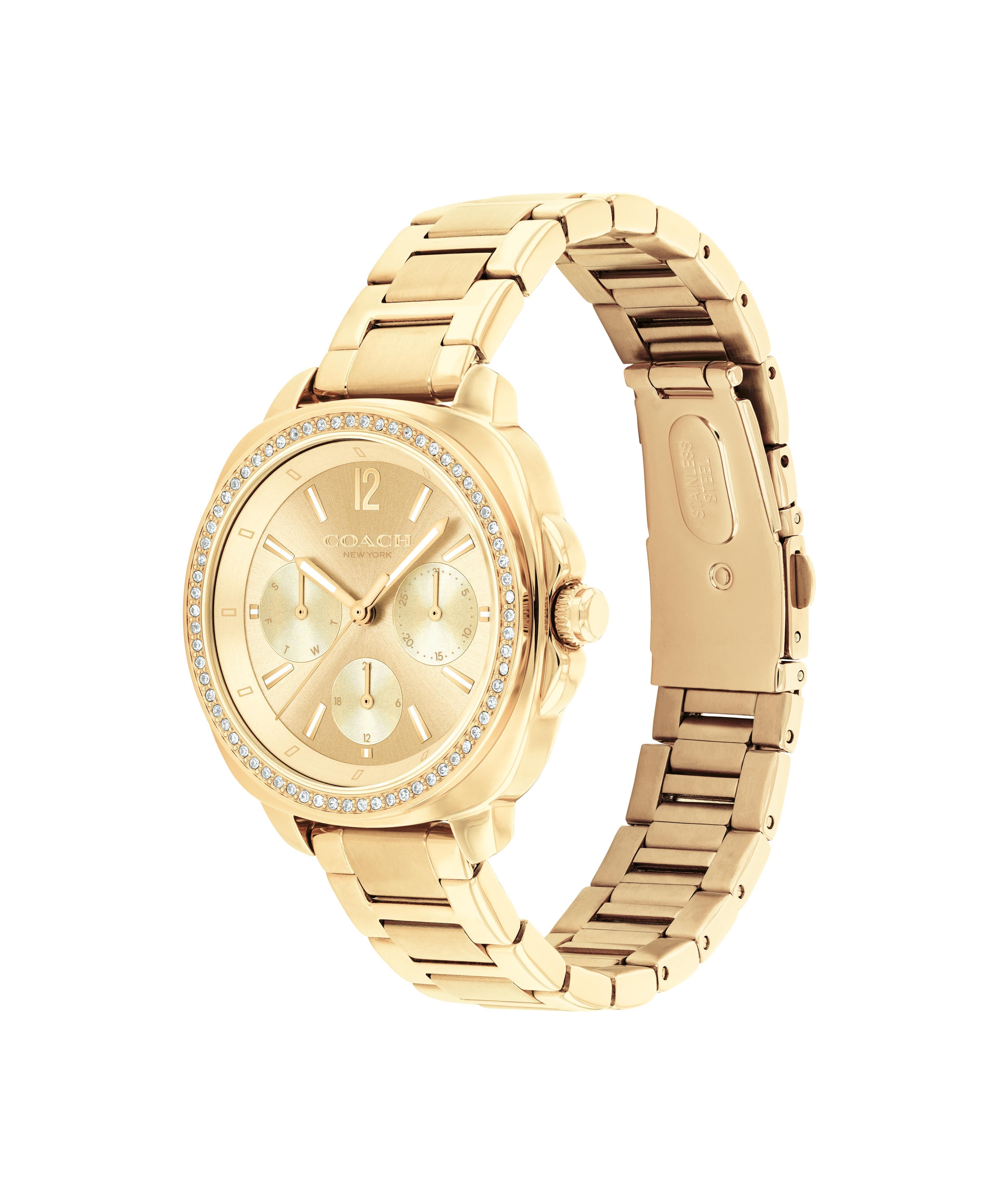 14504393-Kitt Chronograph Watch, 34Mm-Gold