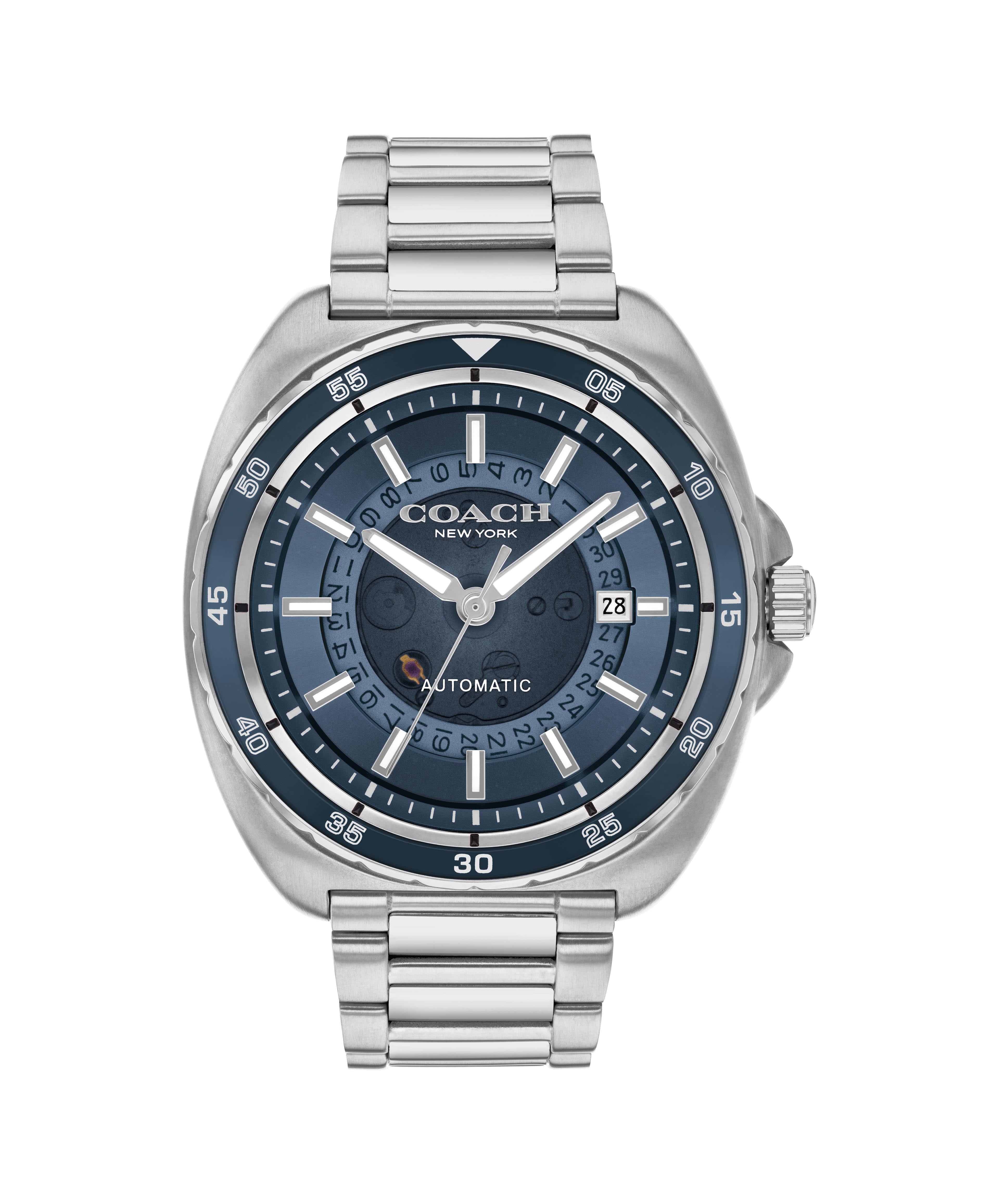 14602711-Charter Automatic Watch, 44mm-Blue