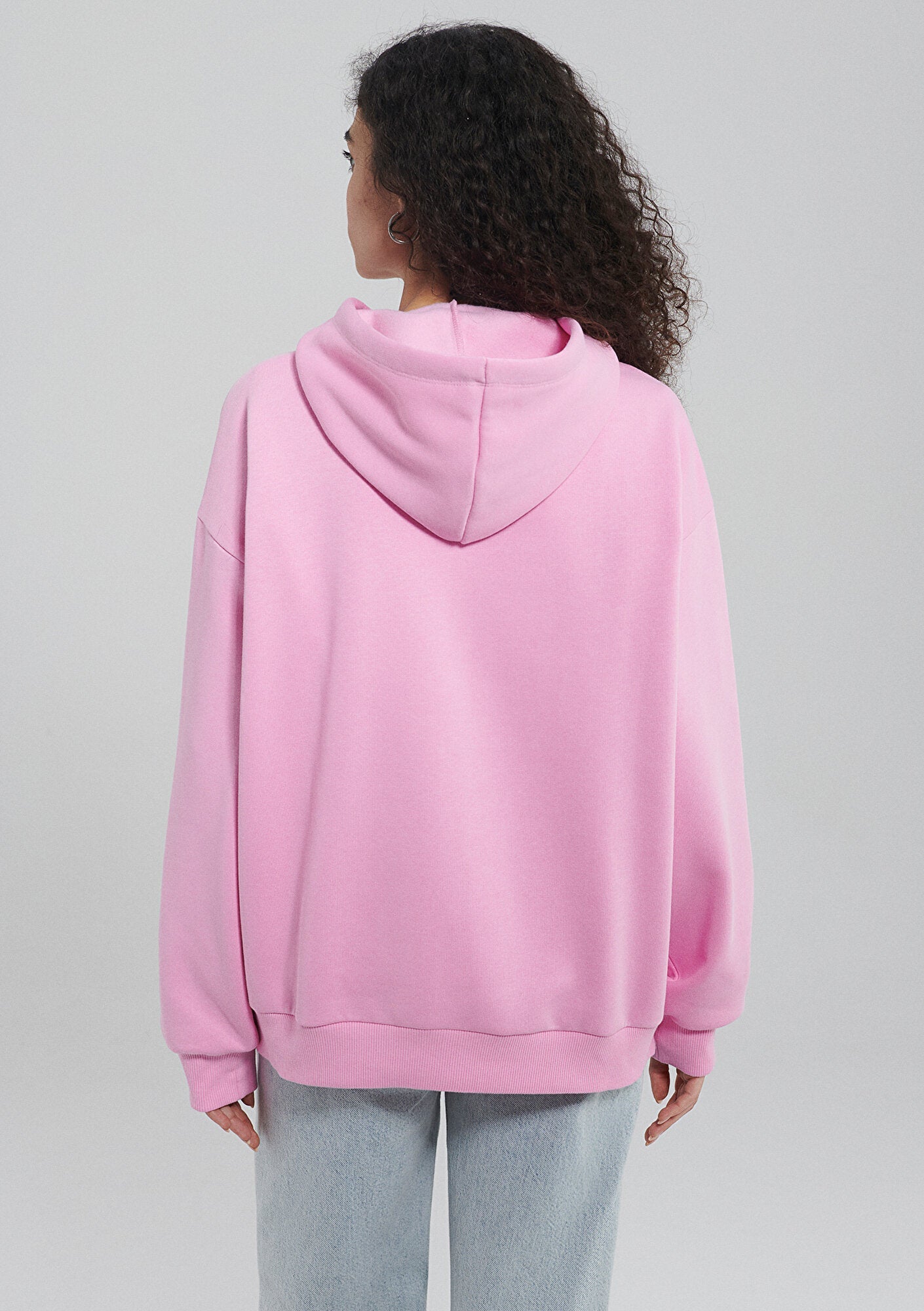 Mavi Logo Printed Pink Sweatshirt