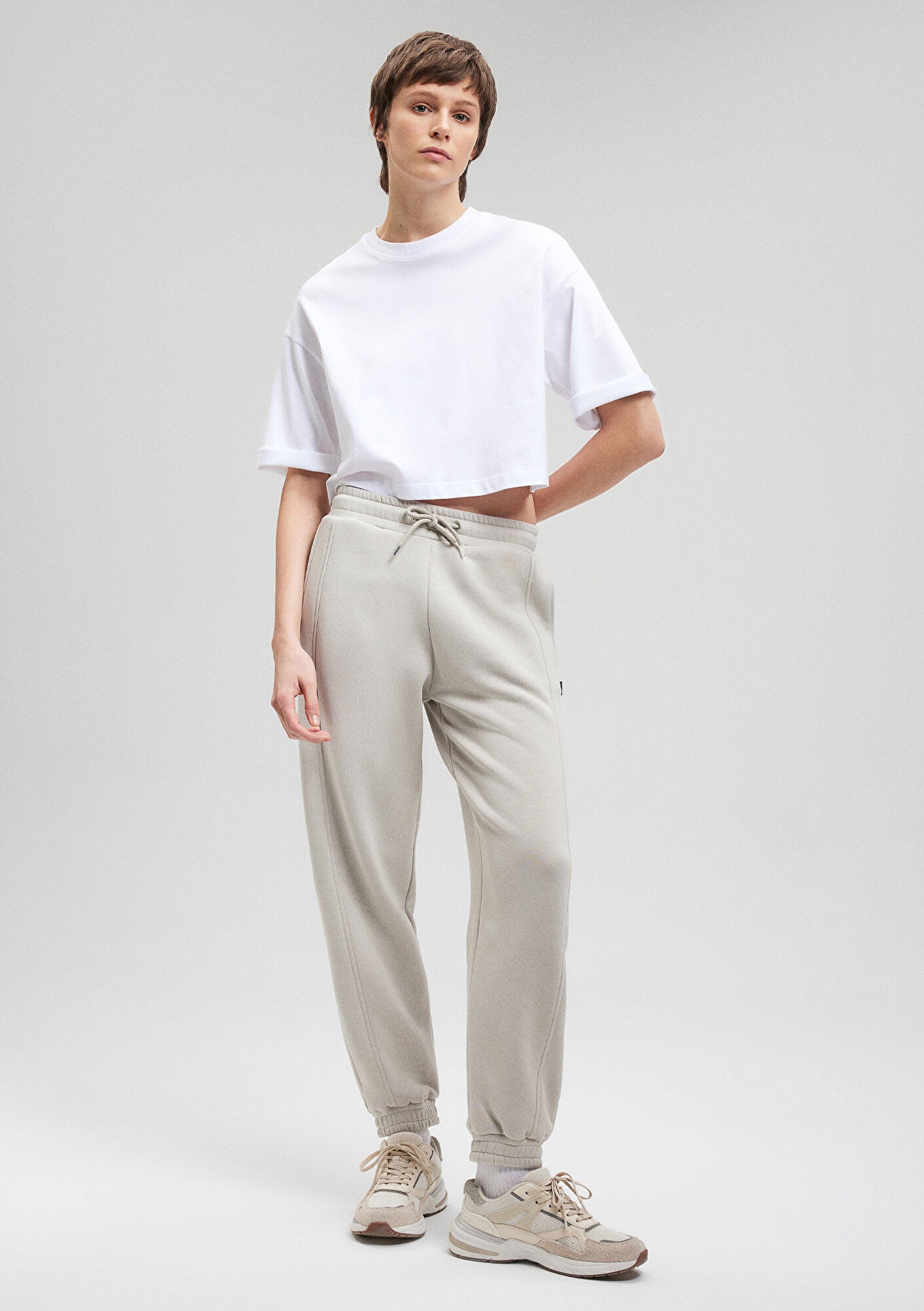 Grey Basic Sweatpants