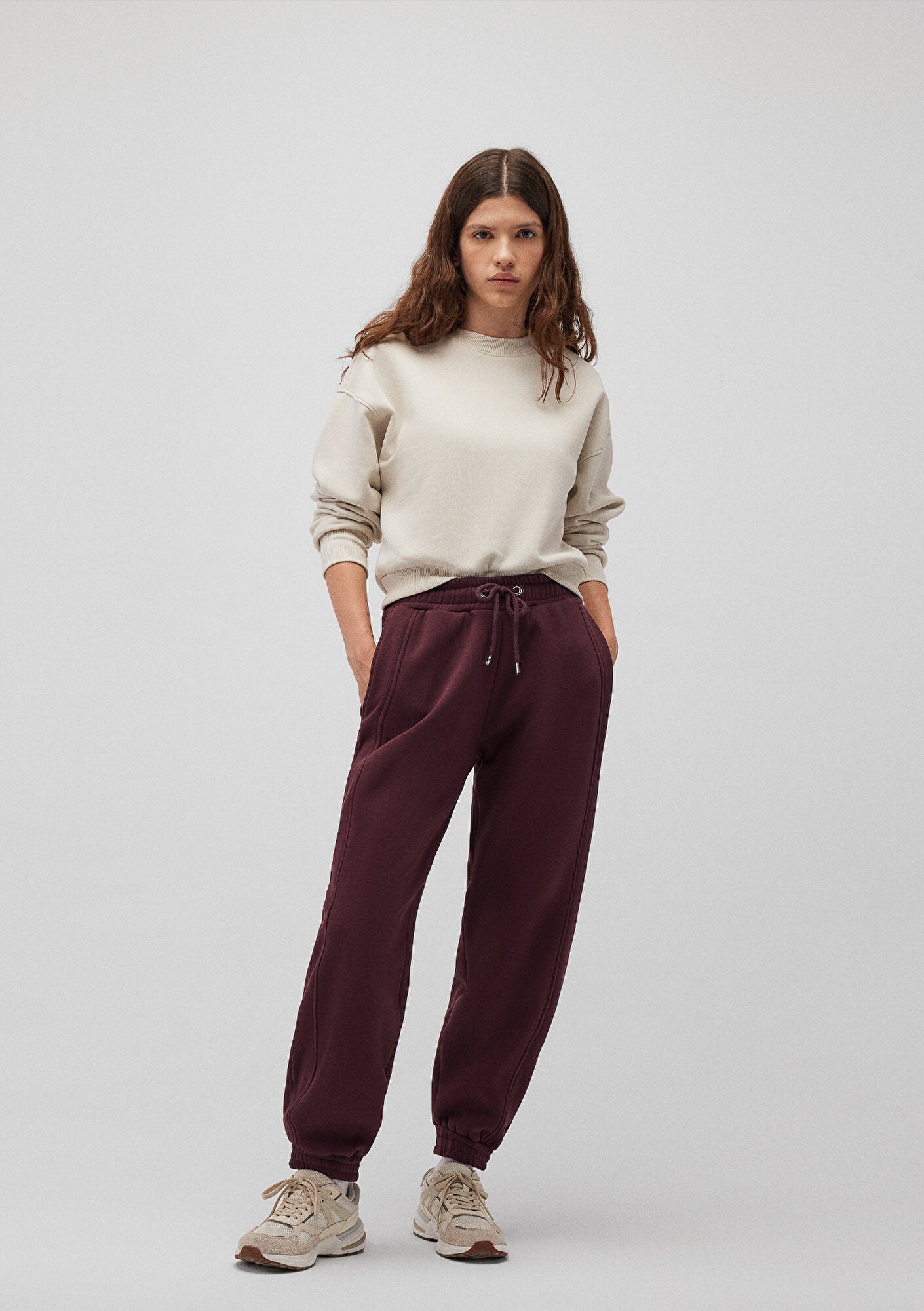Purple Basic Sweatpants