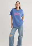 Mavi Logo Printed Blue T-Shirt