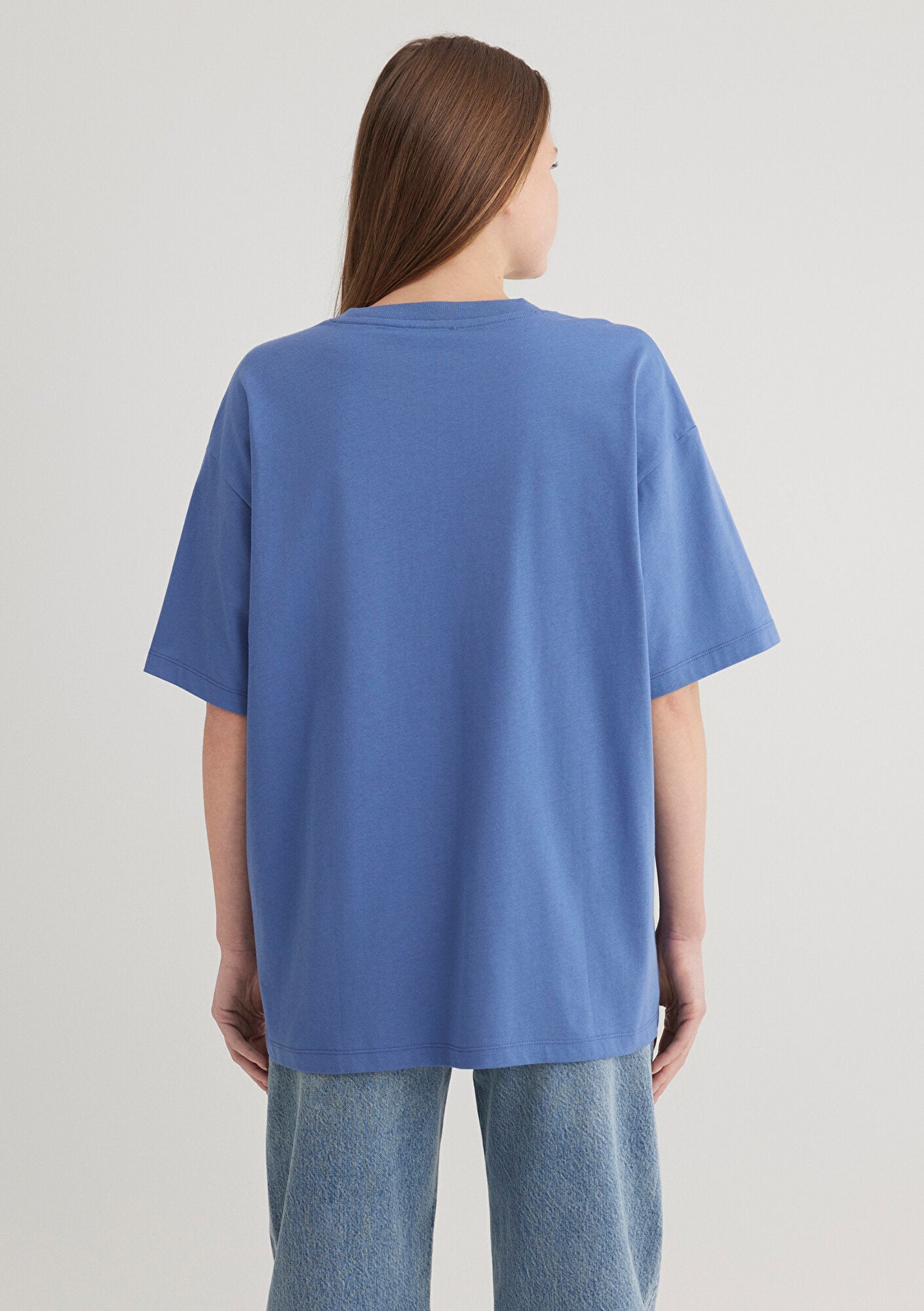 Mavi Logo Printed Blue T-Shirt