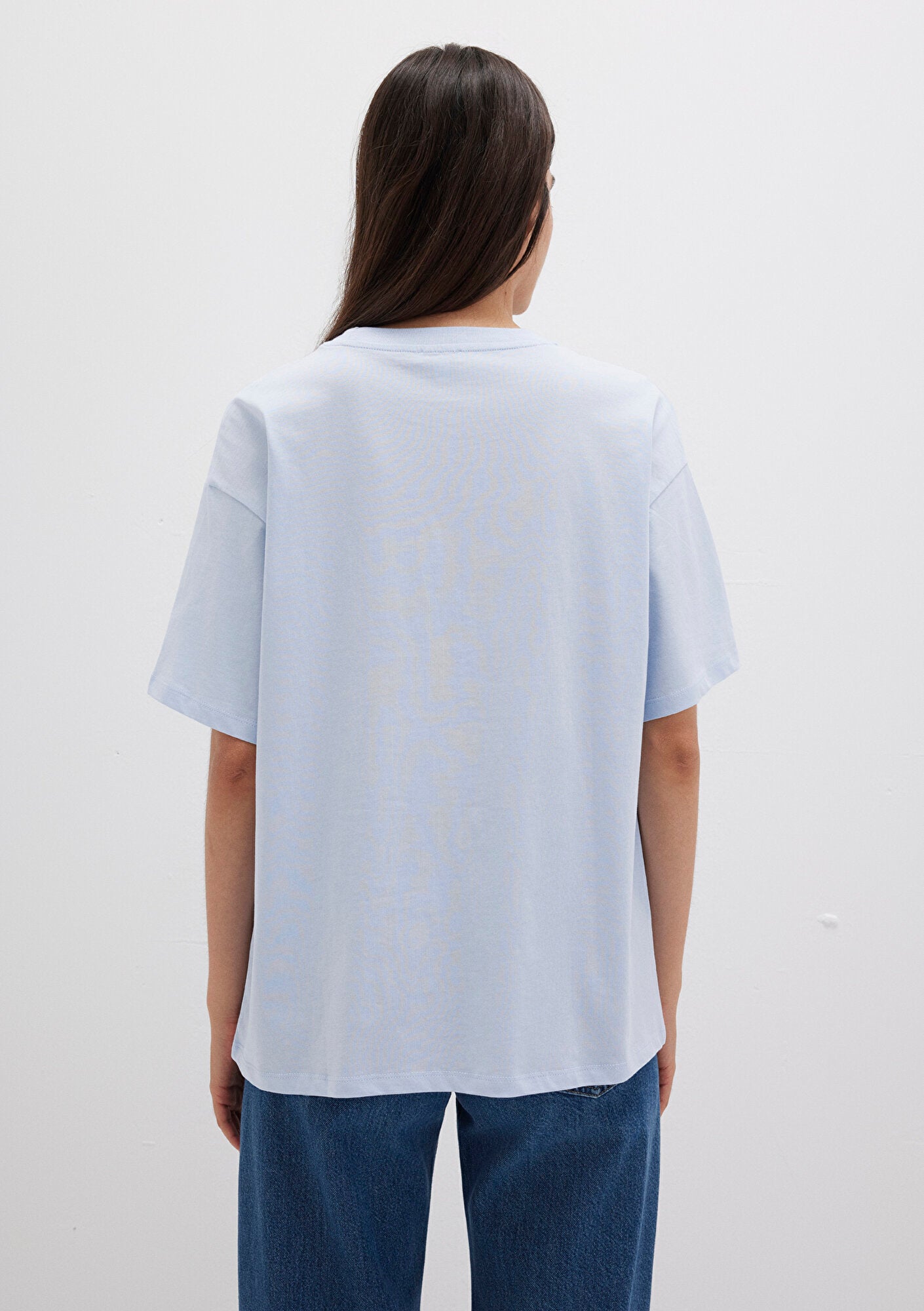Mavi Logo Printed Blue T-Shirt