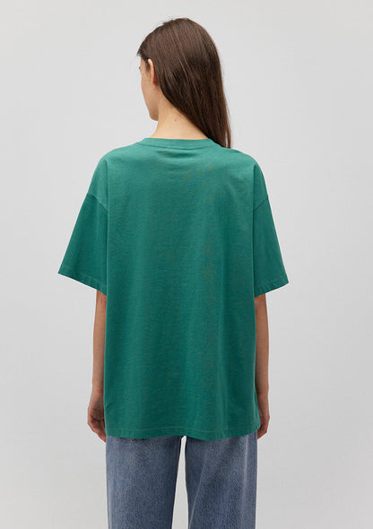 Mavi Logo Printed Green T-Shirt