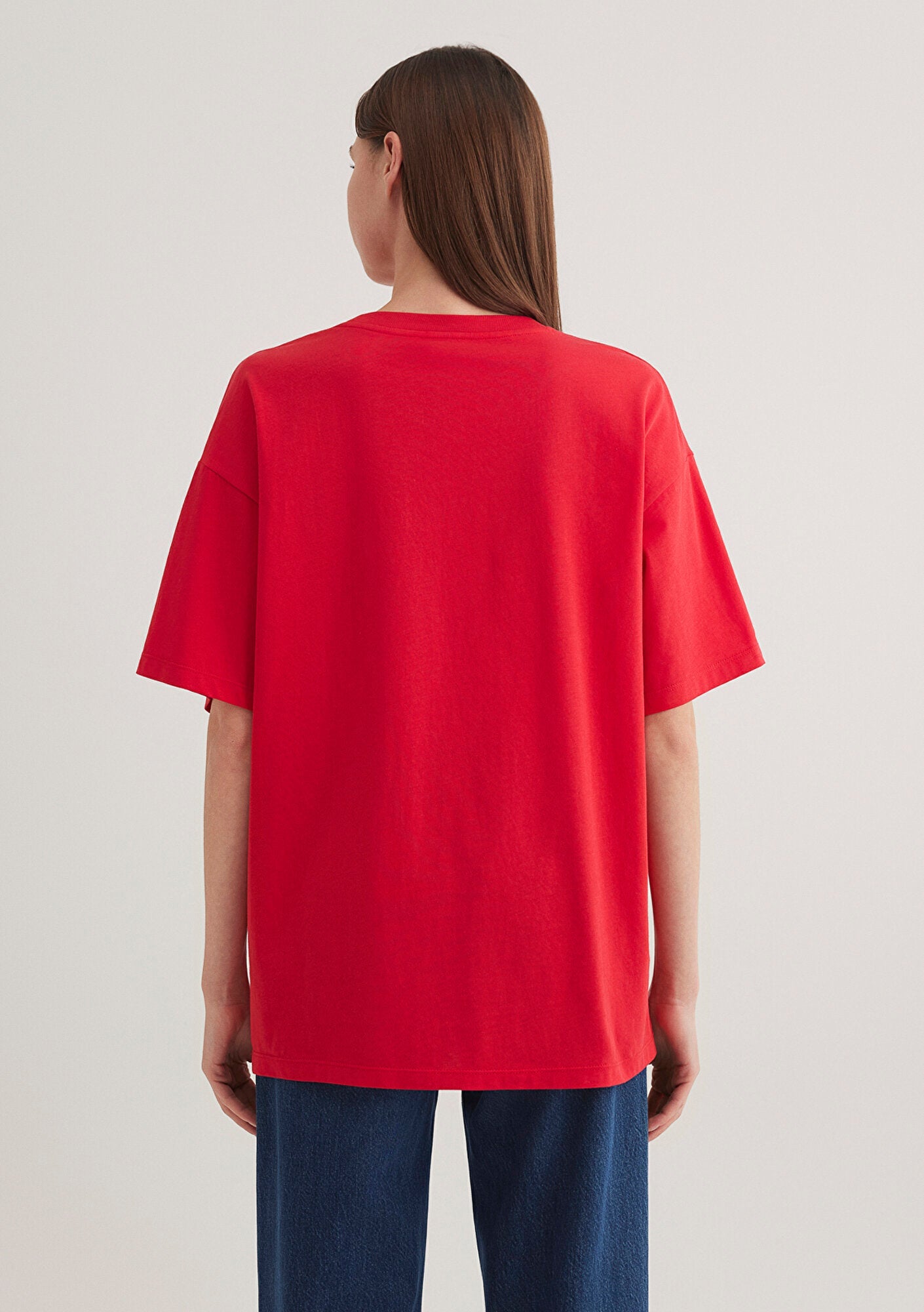 Mavi Logo Printed Red T-Shirt