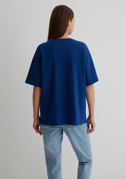 Mavi Logo Printed Navy T-Shirt