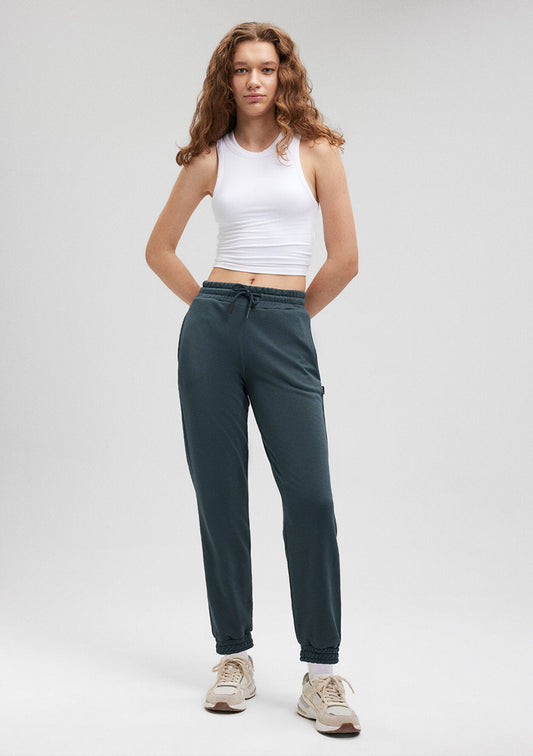 Green Basic Sweatpants