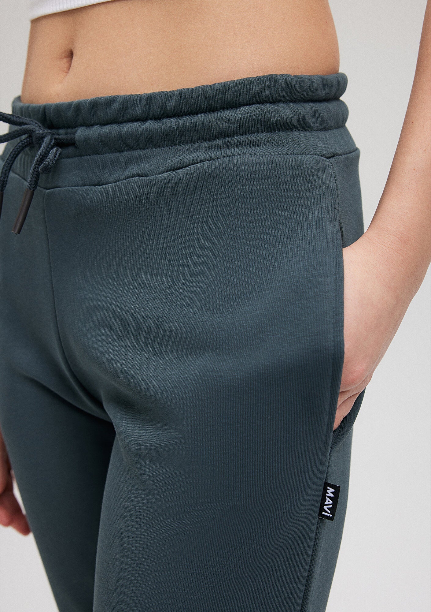 Green Basic Sweatpants