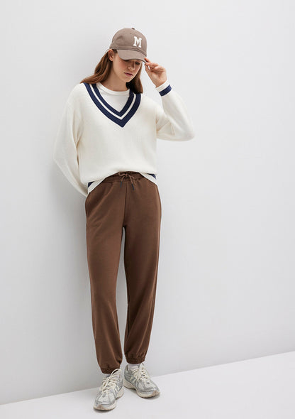 Brown Basic Sweatpants