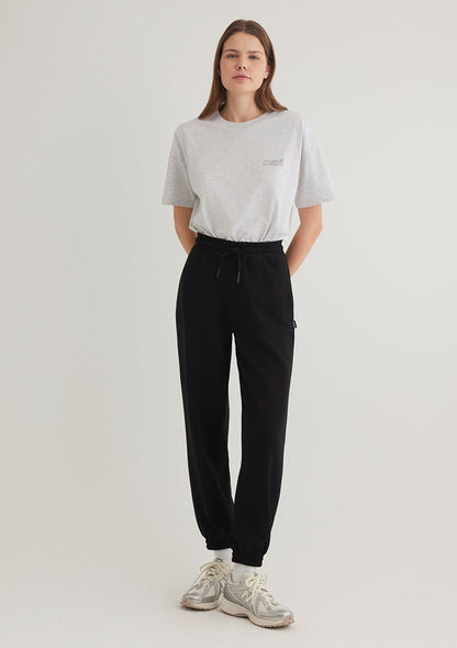 Black Basic Sweatpants