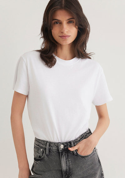 White Basic T-Shirt