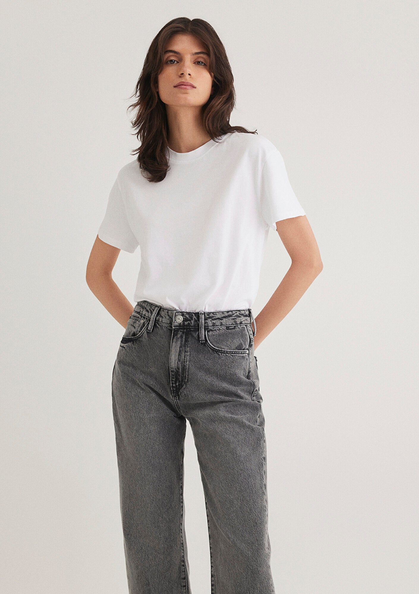White Basic T-Shirt