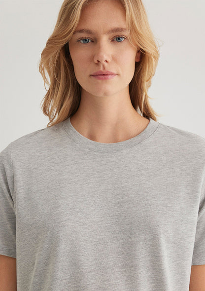 Crew Neck Grey Basic T-Shirt
