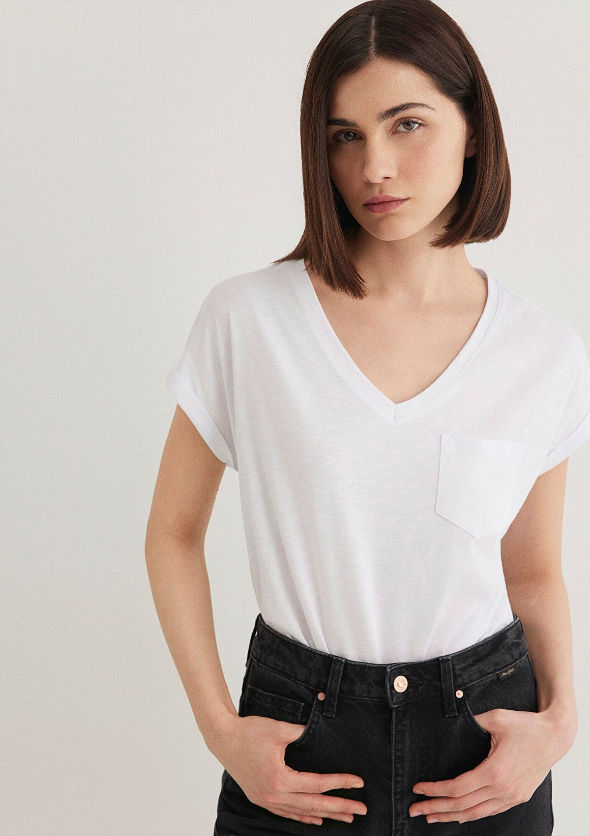 White Basic Top