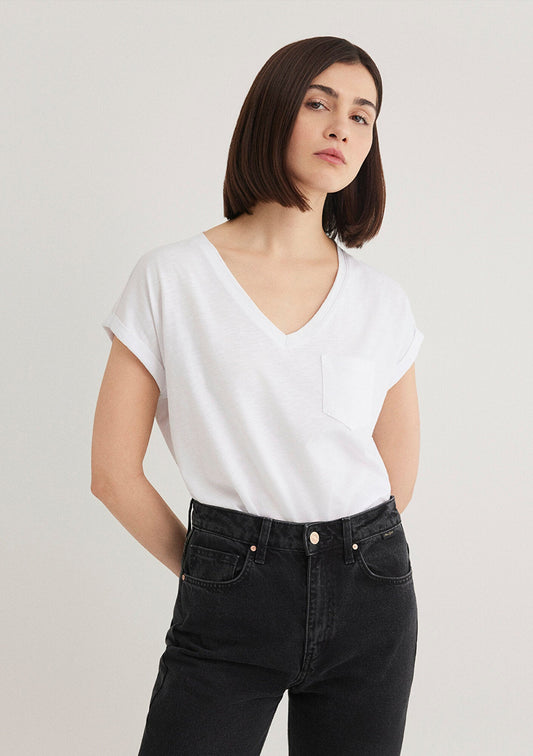 White Basic Top