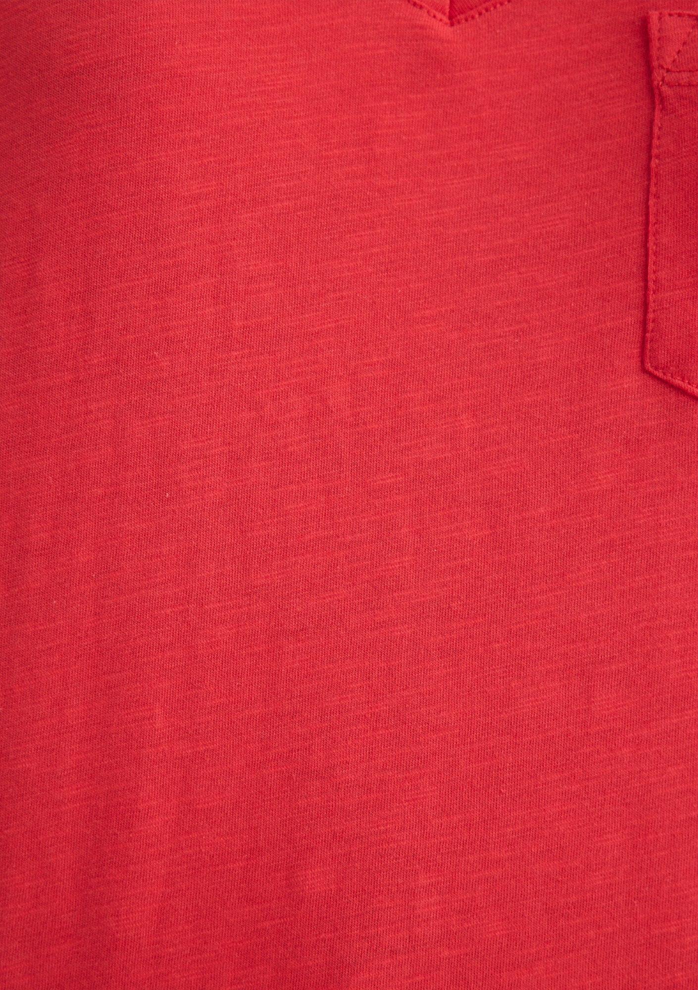 V Neck Pink Basic T-Shirt