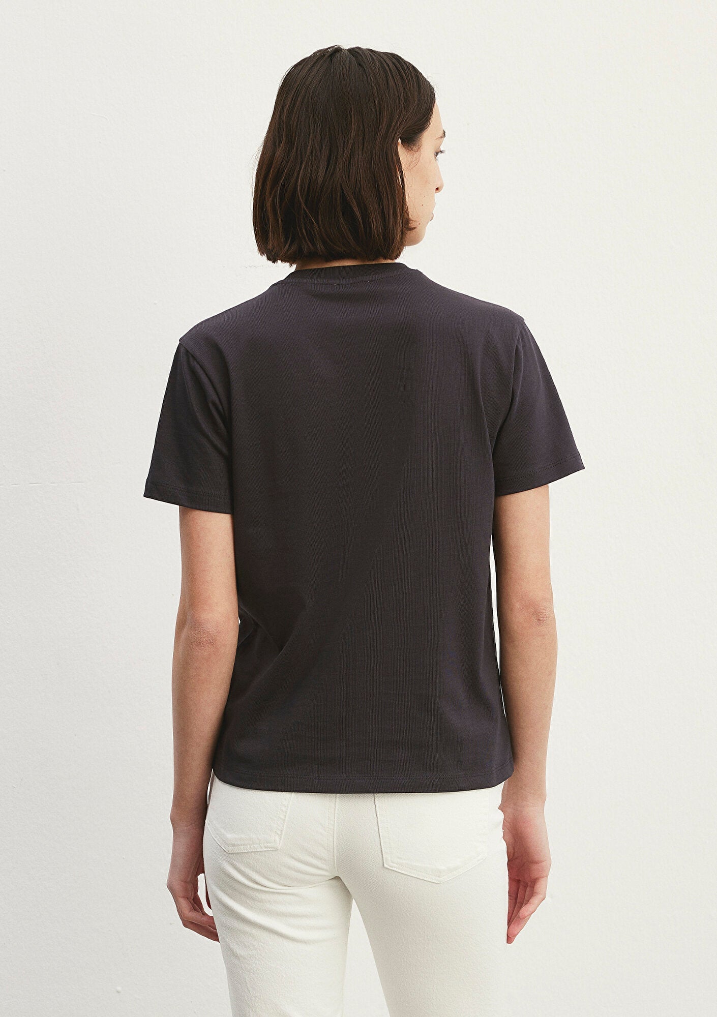 Crew Neck Grey Basic T-Shirt