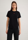 Mavi Logo Printed Black T-Shirt