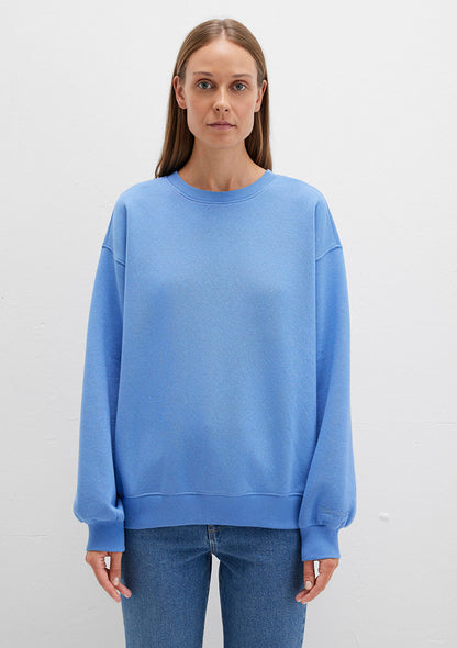 Crew Neck Navy Basic Sweatshirt
