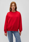 Crew Neck Red Sweatshirt