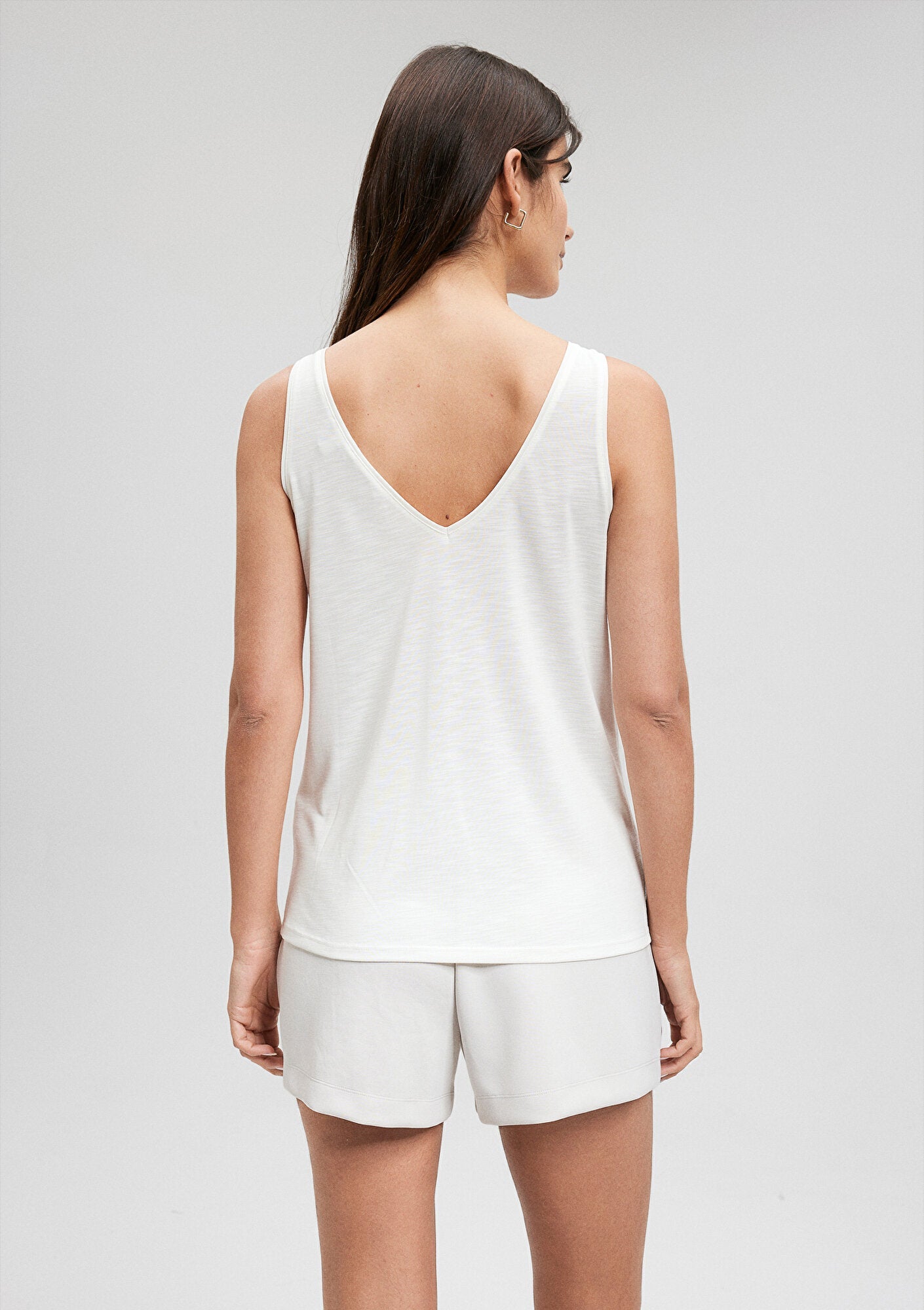 Lux Touch White Tank Top