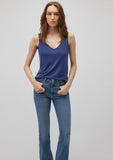 Lux Touch Navy Tank Top