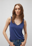 Lux Touch Navy Tank Top