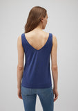 Lux Touch Navy Tank Top