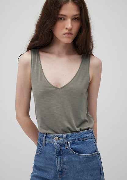 Lux Touch Green Tank Top